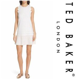 Ted Baker Relioa Metallic Jacquard Knit Dress - Size 2 (US 6)